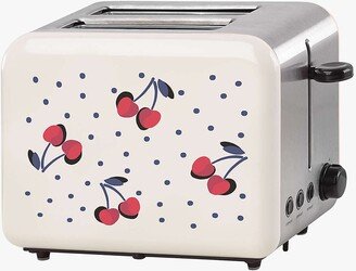 Vintage Cherry Dot 2-Slice Toaster