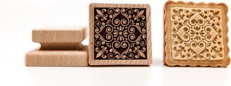 No. S078 Wooden Stamp Deeply Engraved, Toys, Stamp, Baking Gift, Alhambra