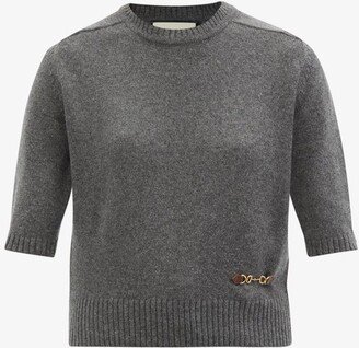 Horsebit Cashmere Sweater