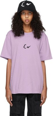 7 Moncler FRGMT Hiroshi Fujiwara Purple Logo T-Shirt