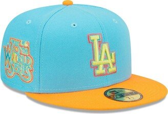 Men's Blue, Orange Los Angeles Dodgers 1978 World Series Vice Highlighter 59FIFTY Fitted Hat - Blue, Orange