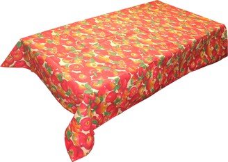 Apples Allover Cotton Print Tablecloth/Home Wedding Picnic Diner Holiday School Convention Booth Event Table Décor