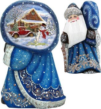 G.DeBrekht Woodcarved Hand Painted Old Fashion Christmas by Donna Gelsinger Figurine