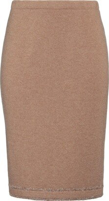 Midi Skirt Camel-AA