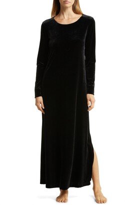 Natalie Long Sleeve Velvet Lounger Nightgown