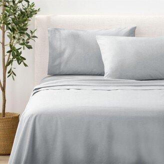 mDesign Nate Home by Nate Berkus Chambray Sheet Set - King, 4 Piece Set