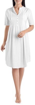 Cotton Deluxe Short-Sleeve Night Gown