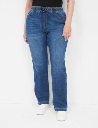 Pull-On Relaxed Straight Jean