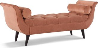 Alma Tufted Flared Arm Entryway Bench