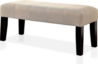 24/7 Shop at Home Eris Modern Fabric Padded Bench for Entryway