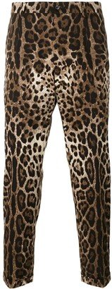 Leopard Print Trousers-AB