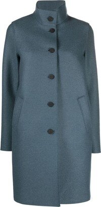 Single-Breasted Wool Coat-CG