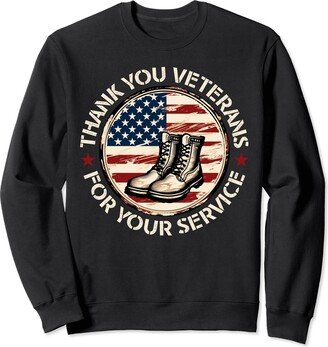 Veterans Day Thank you Veterans For Your Service Sweatshirt