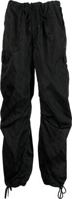 Jacquard-Logo Cargo Pants