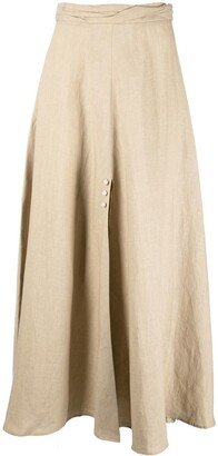 Athena A-line maxi skirt