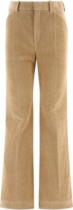 High-Waisted Tailored Pants-AD