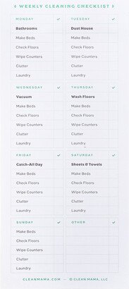 Clean Mama Weekly Cleaning Checklist