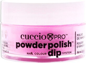 Pro Powder Polish Nail Colour Dip System - Neon Pink by Cuccio Colour for Women - 0.5 oz Nail Powder