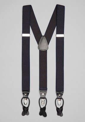 Men's Stretch Geo Pattern Suspenders