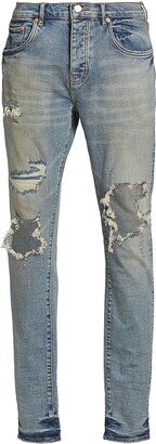 P001 Distressed Skinny Jeans