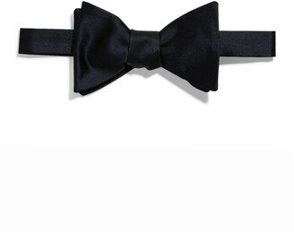 Men's Solid Satin Bow Tie