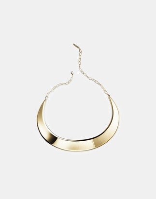 Lune Brass Collar Necklace