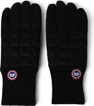 Logo Patch Padded Gloves-AA