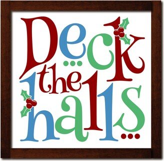 Deck The Halls Wood Sign, Christmas Wall Decoration, Home Decor, Gift, Farmhouse Decoration