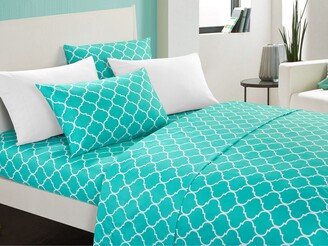 Tymon 6 Piece Sheet Set Super Soft Geometric Pattern