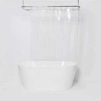 Stall Size Medium Weight PEVA Shower Liner Clear - Made By Design™