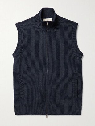 PIACENZA 1733 Ribbed Cashmere Gilet