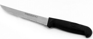 Soft Grip Stainless Steel Scalloped Utility Knife