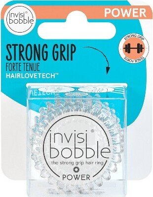 Power Hair Ring - Crystal Clear - 3pk