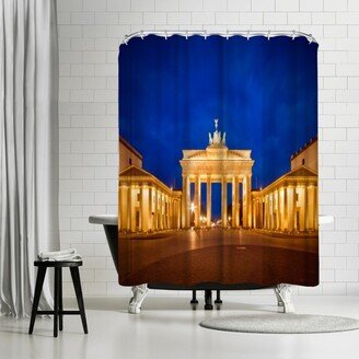 71 x 74 Shower Curtain, Berlin Brandenburg Gate Before Sunrise by Melanie Viola