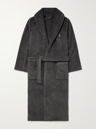 Logo-Embroidered Cotton-Terry Robe-AA