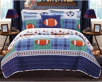 Kilroy 4 Piece Reversible Quilt Set Athletic Youth Design