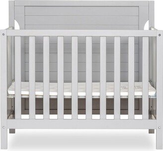 Bellport 4-in-1 Convertible Mini/Portable Crib in Pebble Grey