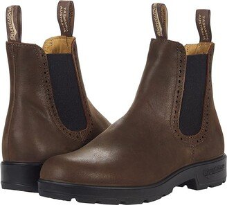 High-Top Chelsea Boot (Antique Brown) Women's Shoes