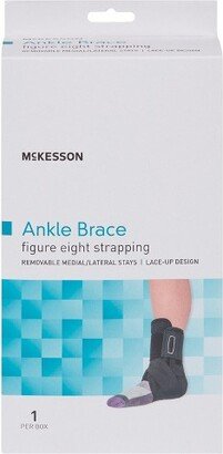 McKesson Lace-Up Ankle Brace, Figure-8 Strap, Large, 1 Count