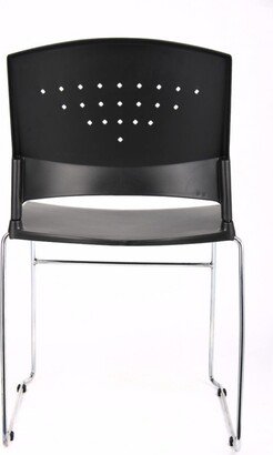 Stack Chair With Chrome Frame