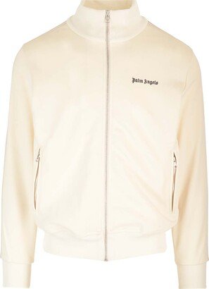 Track Jacket In Butter-colored Technical Fabric