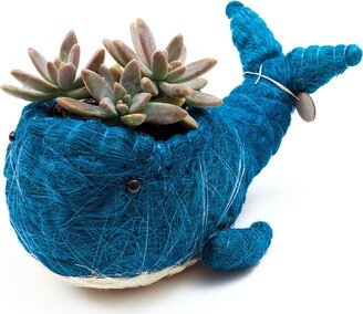 Likhâ Coco Coir Animal Planter Whale