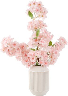 19.5 H Cherry Blossom in 6.65 H Ceramic Vase