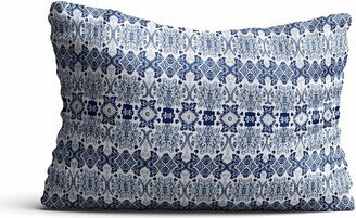 BollyDoll Taj Garden Sham in Blue, Green, Red, White