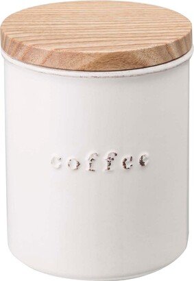 Yamazaki Tosca Ceramic Coffee Canister White