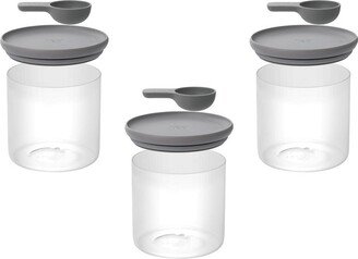 Leo 3Pc Glass Container Set