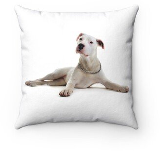 Puppy Dogo Argentino Pillow - Throw Custom Cover Gift Idea Room Decor