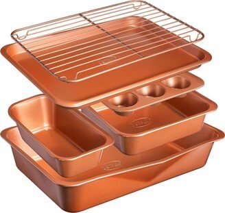 0.6MM Gauge StackMaster Nonstick Space Saving 6-Piece Bakeware Set