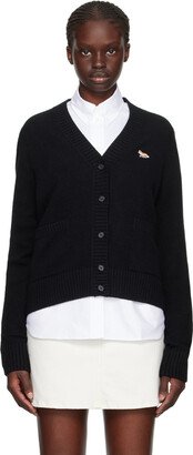 Black Baby Fox Cardigan-AB