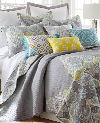 Cressley Damask Reversible Quilt Set, Twin